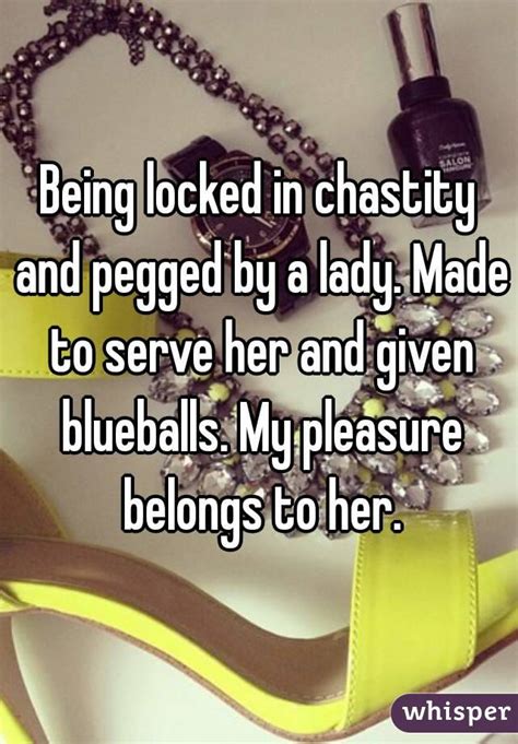 We are an inclusive community: everyone is welcome. . Pegged in chastity